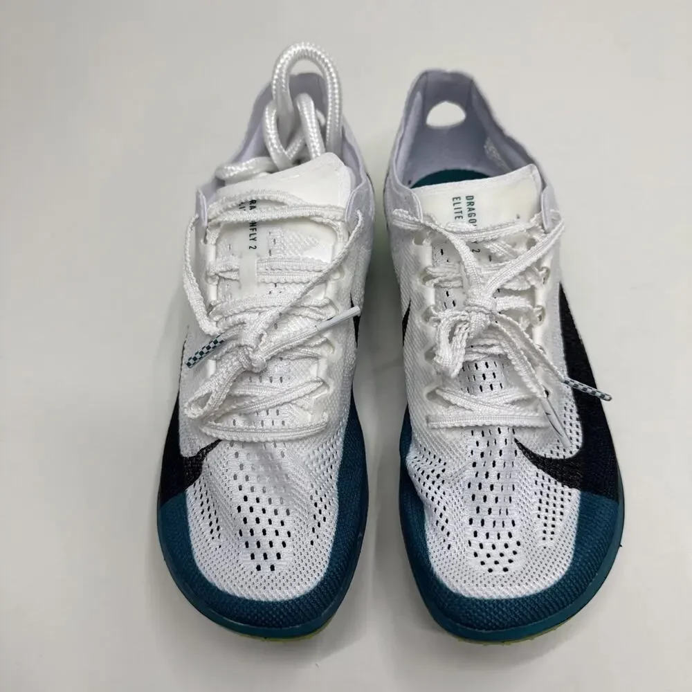 Nike ZoomX Dragonfly 2 Elite Track Spikes White Men’s Size 4.5 / W 6 FZ9315-102